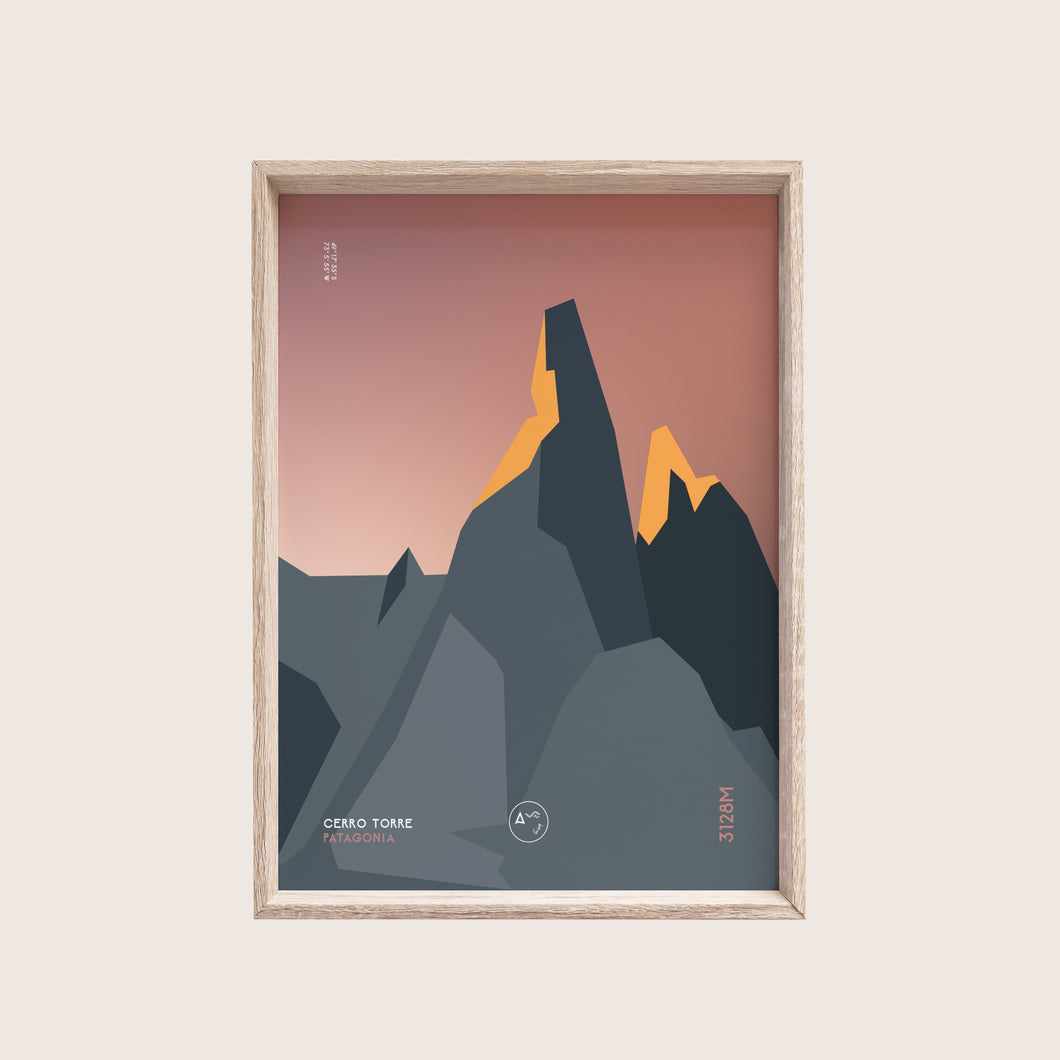 Cerro-Torre Poster von Analog Living