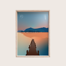 Load image into Gallery viewer, Chiemsee Steg Poster von Analog Living
